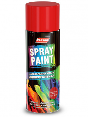Эмаль аэрозольная PARADE Spray Paint RAL3005 Винно-красный 400 мл